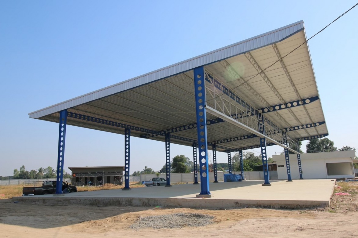 บริการออกแบบโครงหลังคาเซลลูลาร์บีม